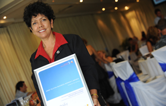 Yvonne Bradley at the 2009 Telstra Business Women's Awards in Darwin.